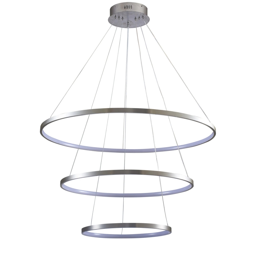 LED Luster na lanku LEA LED/60W/230V 4000K pr. 80 cm matný chróm