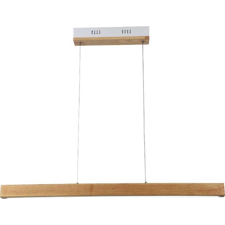 LED Luster na lanku LED/12W/230V 4000K hnedá
