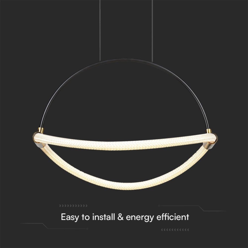 LED Luster na lanku LED/12W/230V 4000K pr. 40 cm