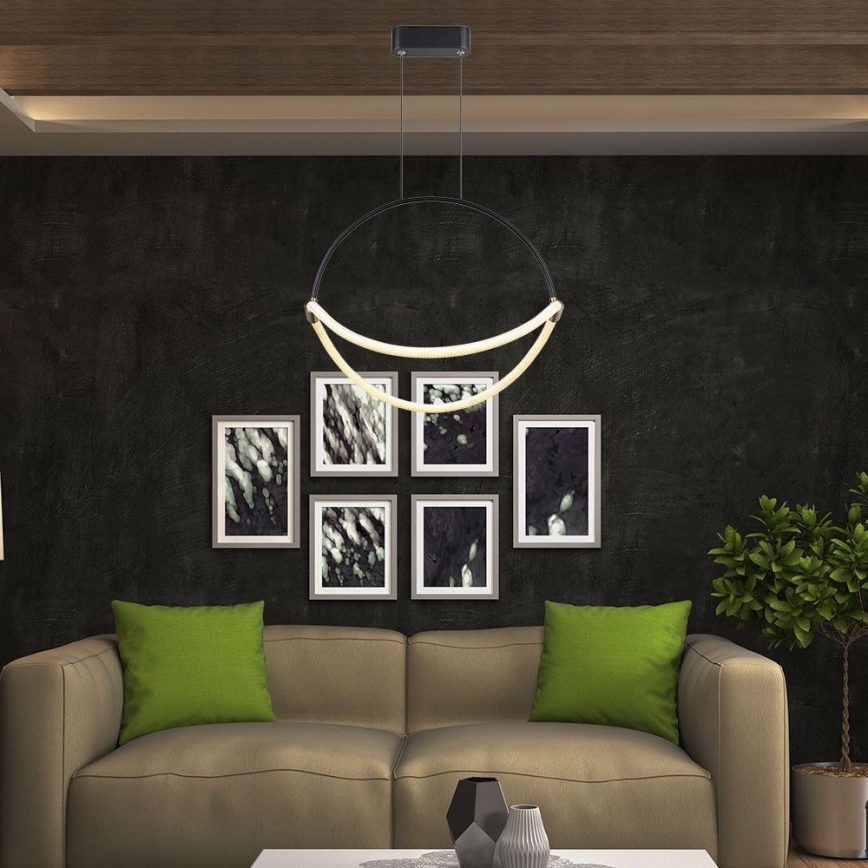 LED Luster na lanku LED/16W/230V 3000K pr. 50 cm