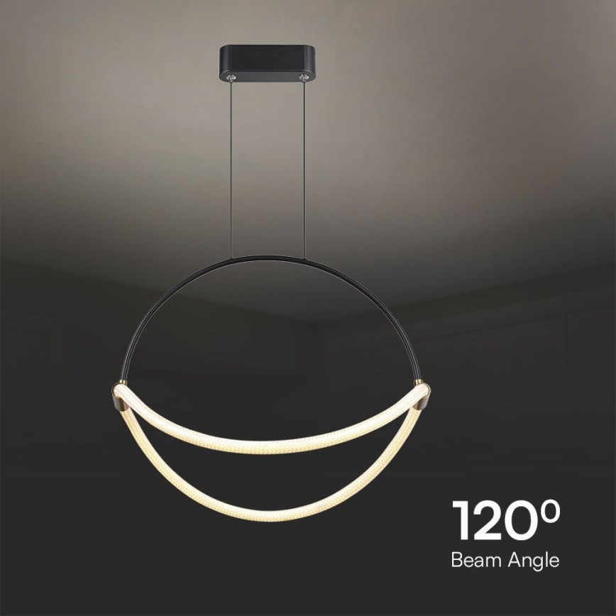 LED Luster na lanku LED/16W/230V 3000K pr. 50 cm