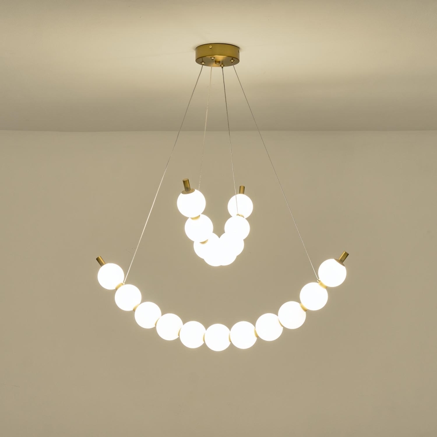 LED Luster na lanku LED/19W/230V 3000K