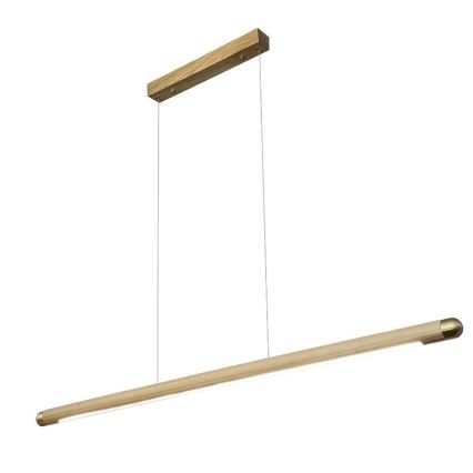 LED Luster na lanku LED/22W/230V 4000K 120 cm jaseň/masív