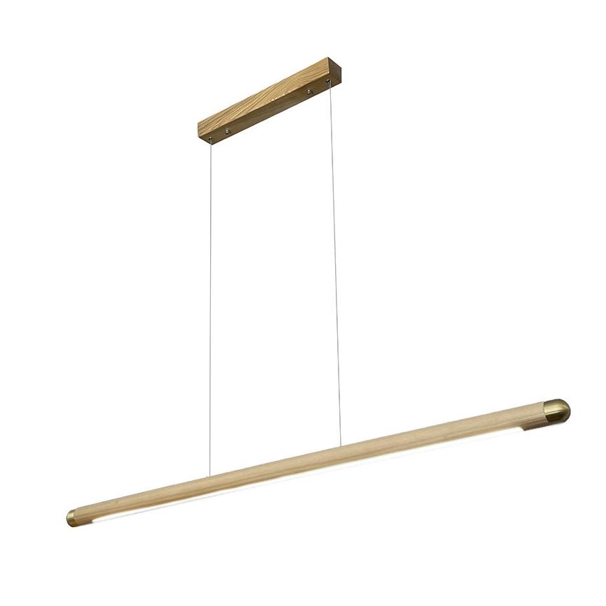 LED Luster na lanku LED/22W/230V 4000K 120 cm jaseň/masív