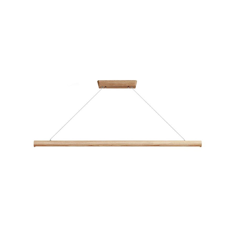 LED Luster na lanku LED/22W/230V 4000K 120 cm jaseň/masív