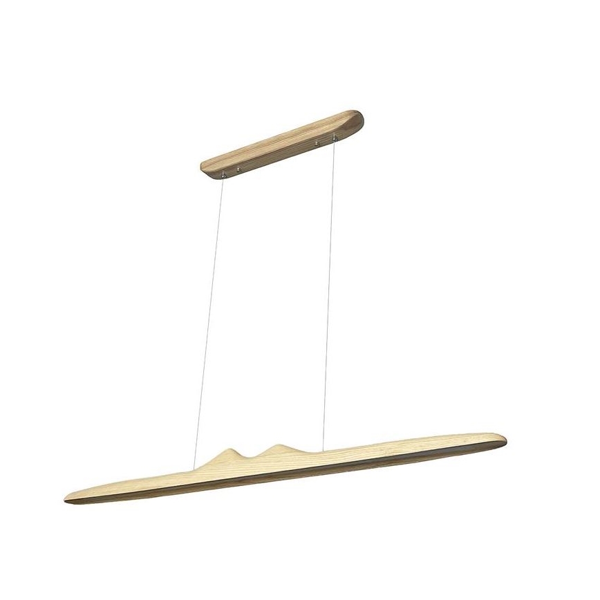 LED Luster na lanku LED/22W/230V 4000K 120 cm jaseň/masív