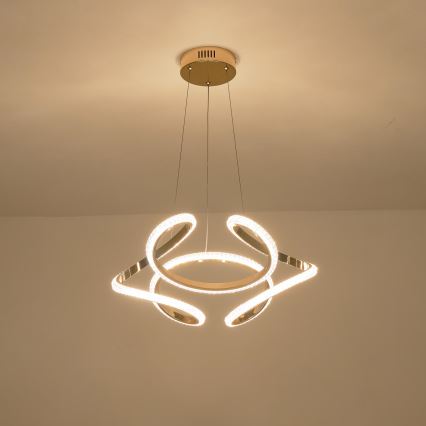 LED Luster na lanku LED/24W/230V 3000K 50x120 cm