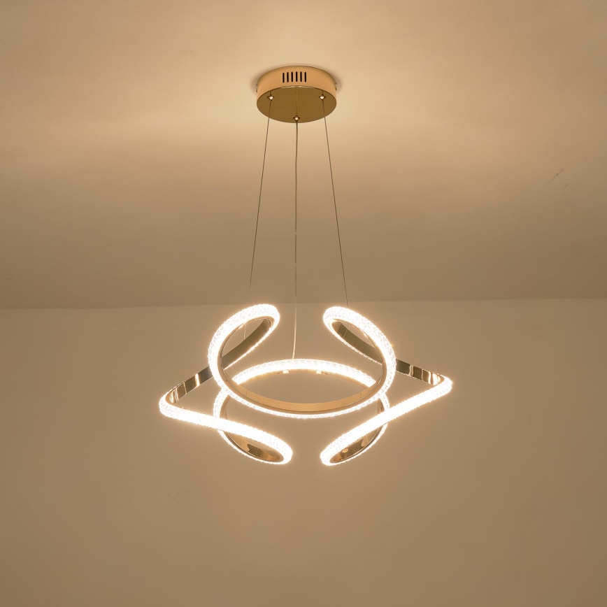 LED Luster na lanku LED/24W/230V 3000K 50x120 cm
