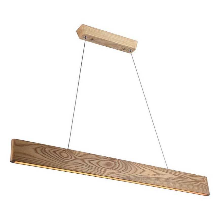 LED Luster na lanku LED/24W/230V 3000K hnedá