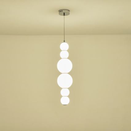 LED Luster na lanku LED/24W/230V 3000K