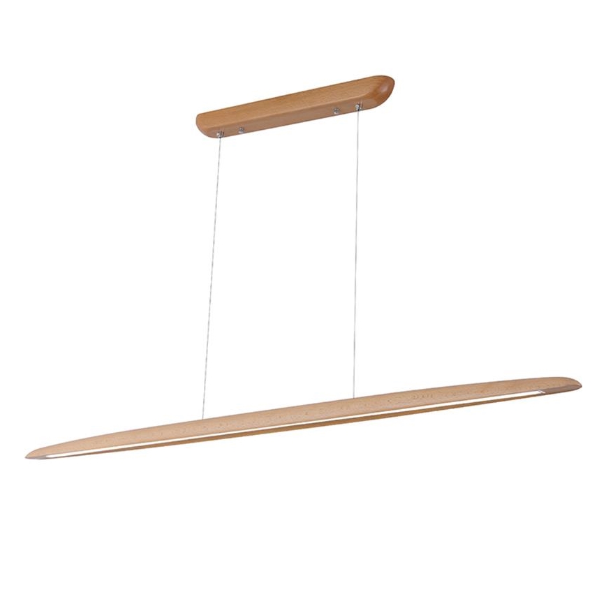 LED Luster na lanku LED/26W/230V 4000K 150 cm buk/masív