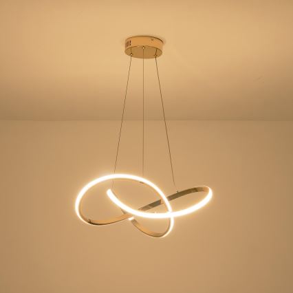 LED Luster na lanku LED/30W/230V 3000K
