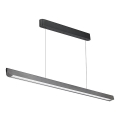 LED Luster na lanku LED/36W/230V 3000/4000/6400K antracit