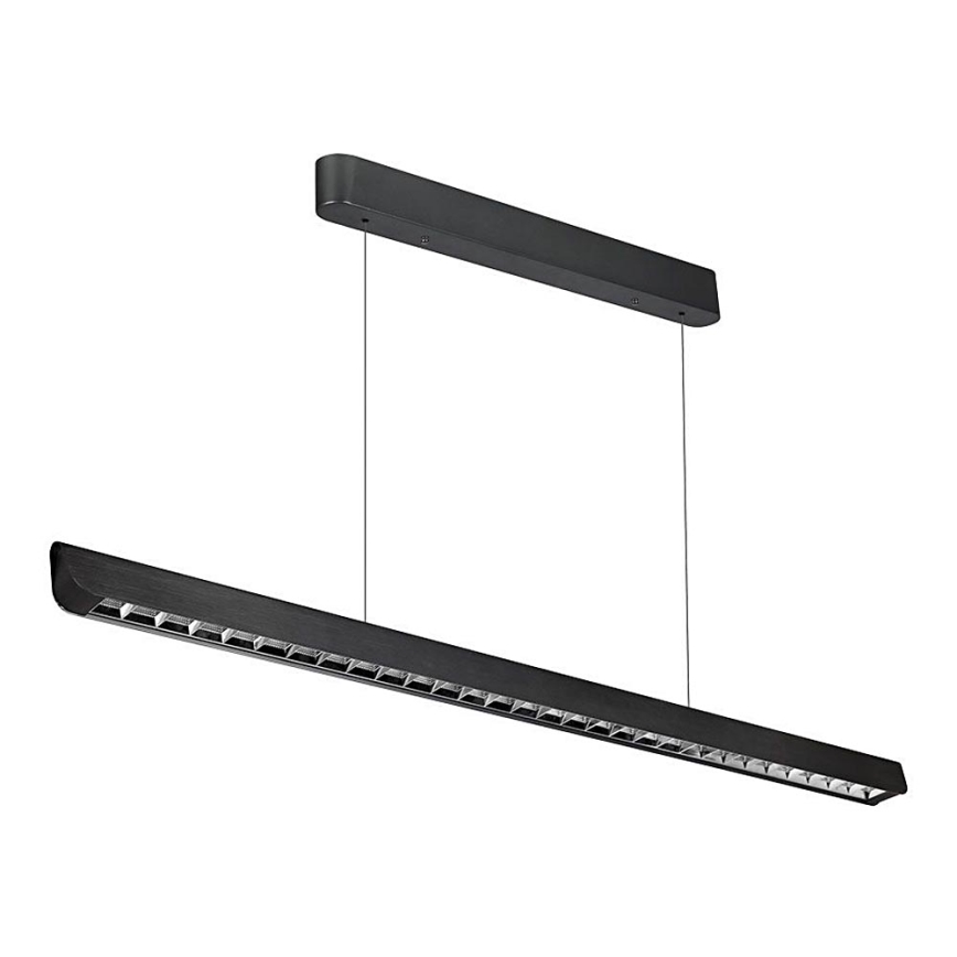 LED Luster na lanku LED/36W/230V 3000/4000/6400K čierna