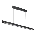 LED Luster na lanku LED/36W/230V 3000/4000/6400K čierna