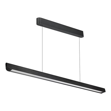 LED Luster na lanku LED/36W/230V 3000/4000/6400K čierna