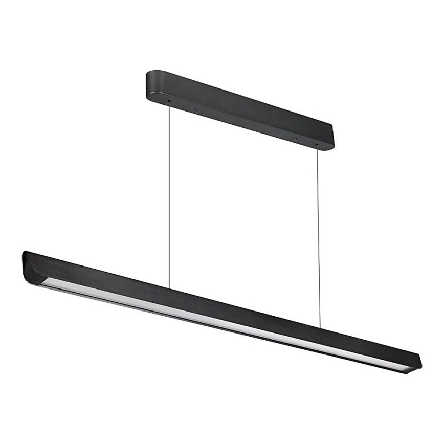 LED Luster na lanku LED/36W/230V 3000/4000/6400K čierna