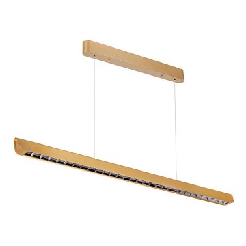 LED Luster na lanku LED/36W/230V 3000/4000/6400K zlatá