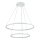 LED Luster na lanku LED/37W/230V 3000K biela