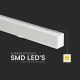 LED Luster na lanku LED/40W/230V 3000/4000/6400K biela