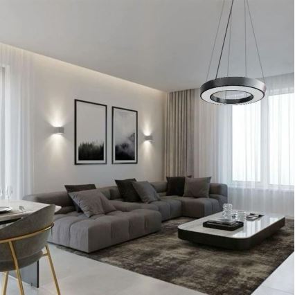 LED Luster na lanku LED/40W/230V 4000K pr. 80 cm