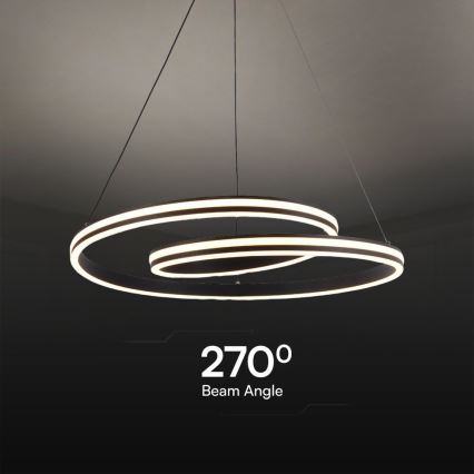 LED Luster na lanku LED/40W/230V 3000/4000/6400K