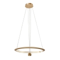 LED Luster na lanku LED/45W/230V 3000K pr. 62 cm zlatá