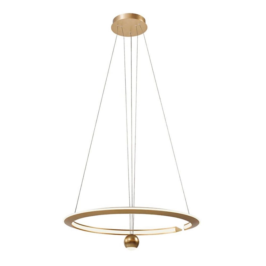 LED Luster na lanku LED/45W/230V 3000K pr. 62 cm zlatá