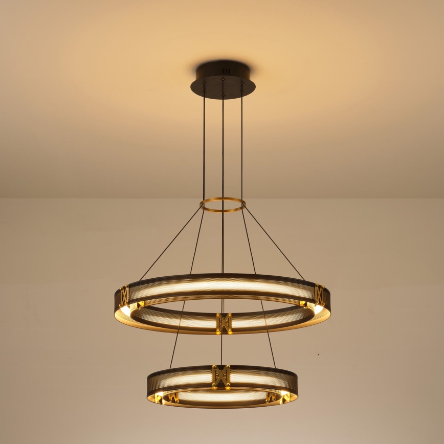 LED Luster na lanku LED/62W/230V 3000K 62x120 cm