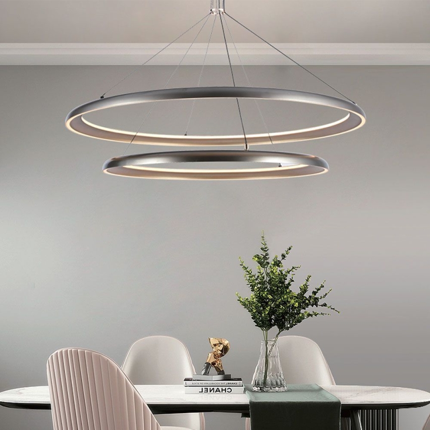 LED Luster na lanku LED/65W/230V 3000K