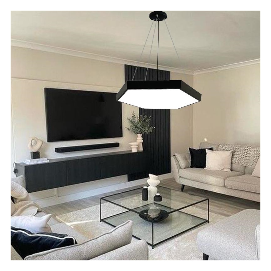 LED Luster na lanku LED/70W/230V 4000K pr. 80 cm