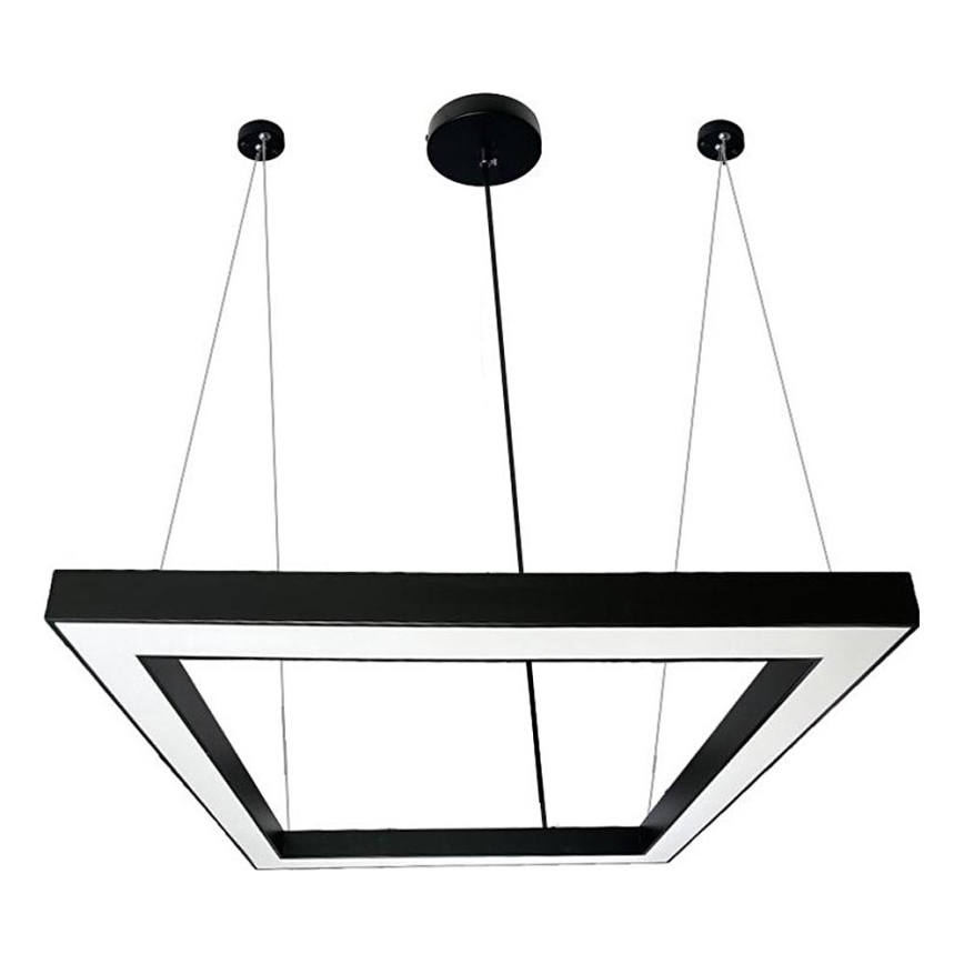 LED Luster na lanku LED/80W/230V 4000K 120x120 cm čierna