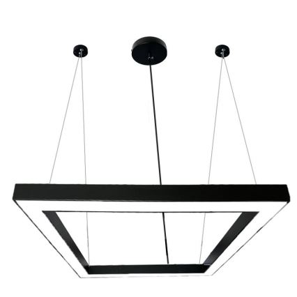 LED Luster na lanku LED/80W/230V 4000K 120x120 cm čierna