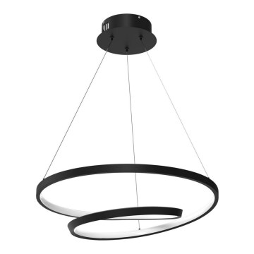 LED Luster na lanku LUCERO LED/48W/230V čierna
