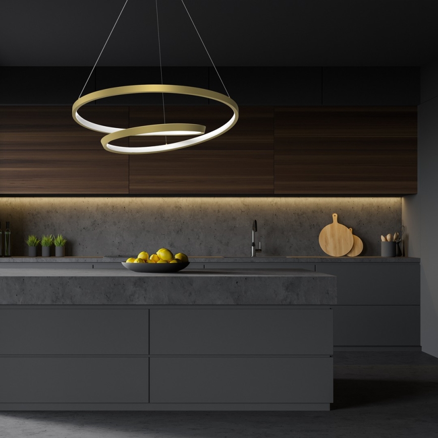 LED Luster na lanku LUCERO LED/48W/230V zlatá