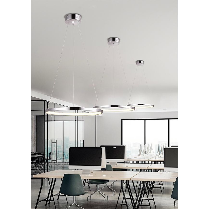 LED Luster na lanku LUNE LED/25W/230V