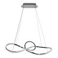 LED Luster na lanku MARCO LED/42W/230V lesklý chróm