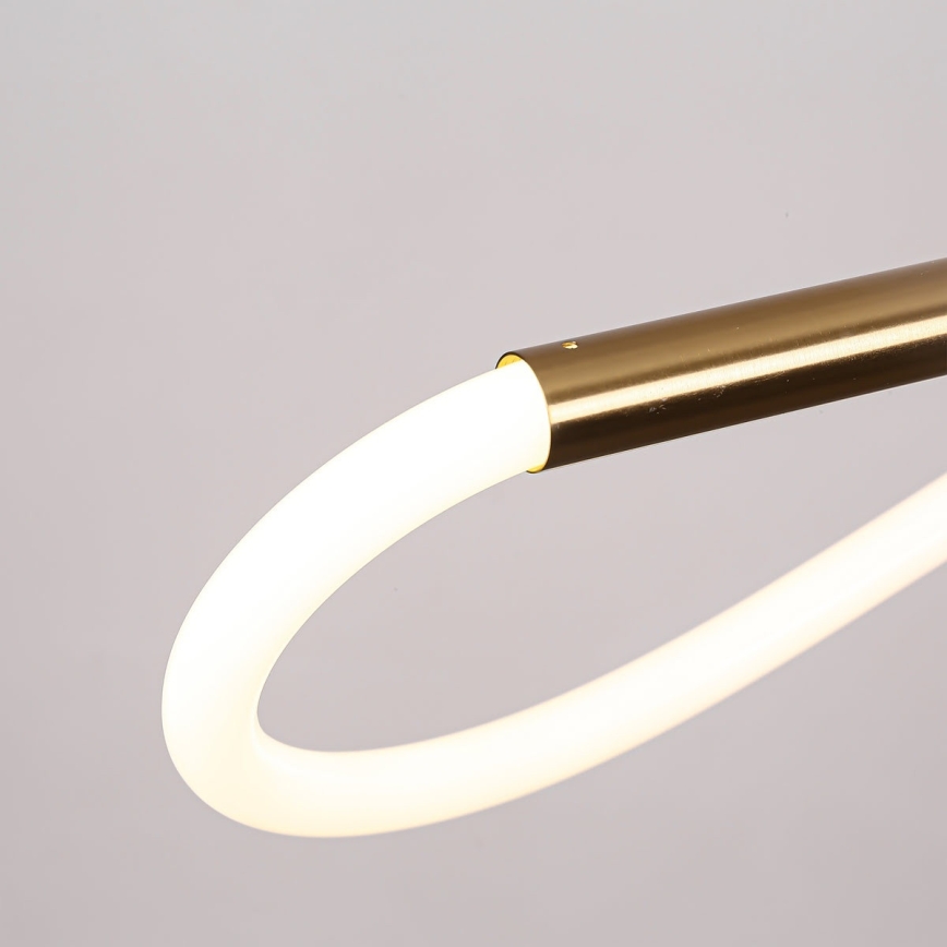 LED luster na lanku MELECA LED/24W/230V 3000/4000/6000K 100 cm zlatý