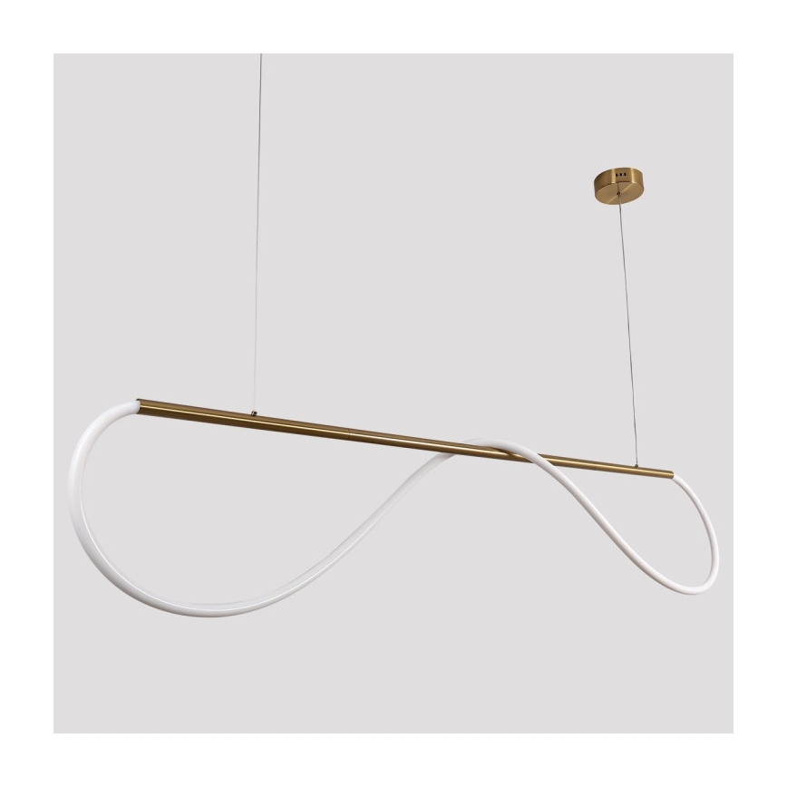 LED Luster na lanku MELECA LED/36W/230V 3000/4000/6000K 160 cm zlatý