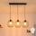 LED Luster na lanku MERCURE 3xE27/15W/230V