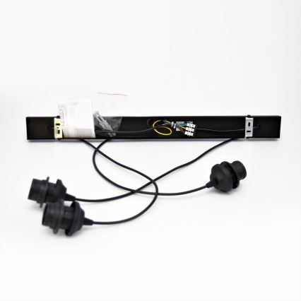 LED Luster na lanku MERCURE 3xE27/15W/230V