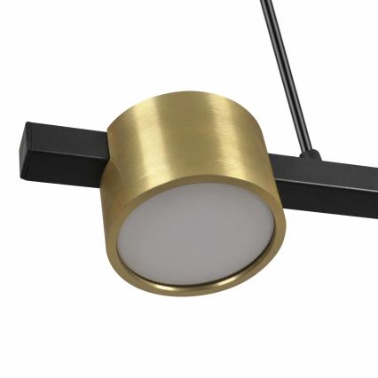 LED Luster na lanku MIRELLA 3xGX53/6W/230V zlatá/čierna