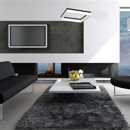 LED luster na lanku NERO LED/32W/230V
