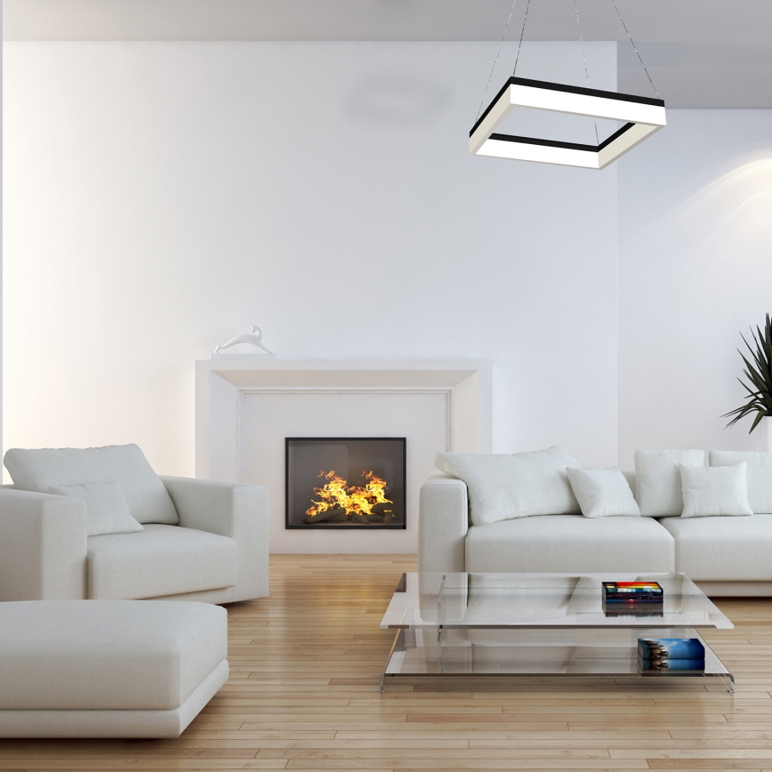 LED luster na lanku NERO LED/32W/230V