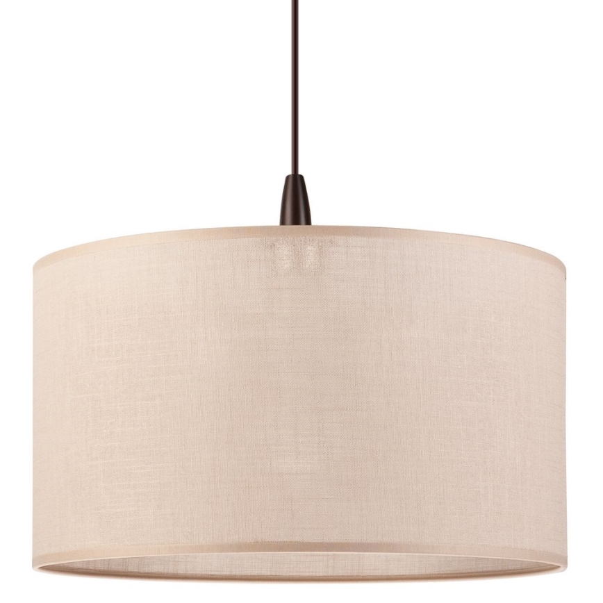 LED Luster na lanku NOEL 1xE27/60W/230V béžová