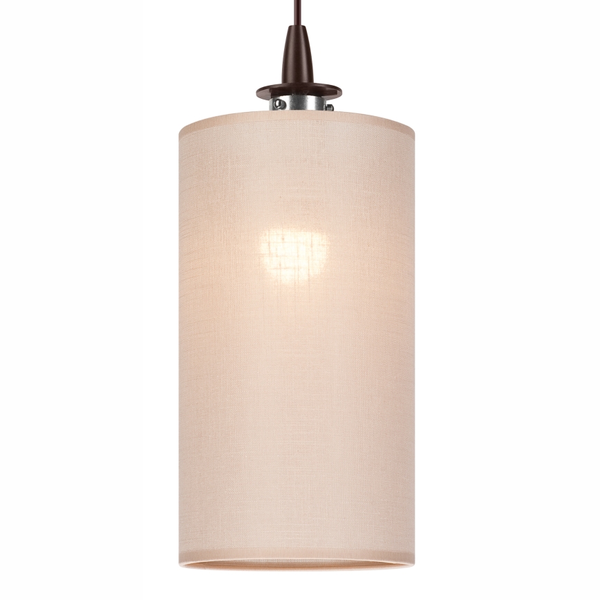 LED Luster na lanku NOEL MINI 1xE27/60W/230V béžová
