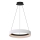 LED Luster na lanku ORBITA LED/52W/230V biela/čierna