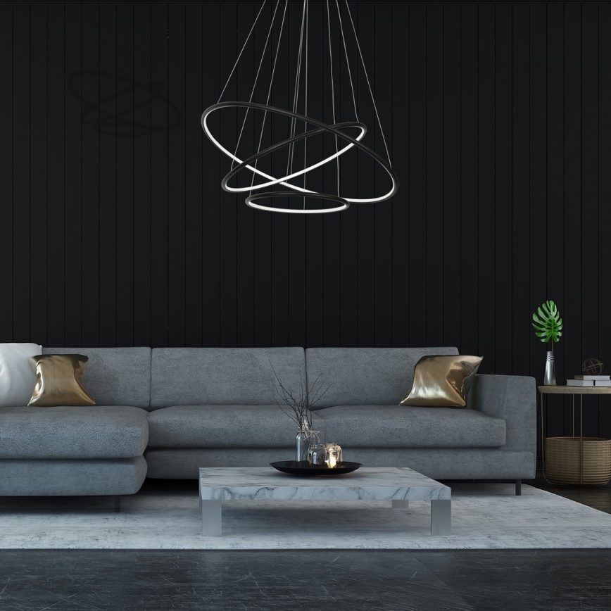 LED Luster na lanku ORION 3xLED/99W/230V