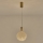 LED Luster na lanku PERFORATO LED/6,3W/230V 3000K zlatá pr. 20 cm