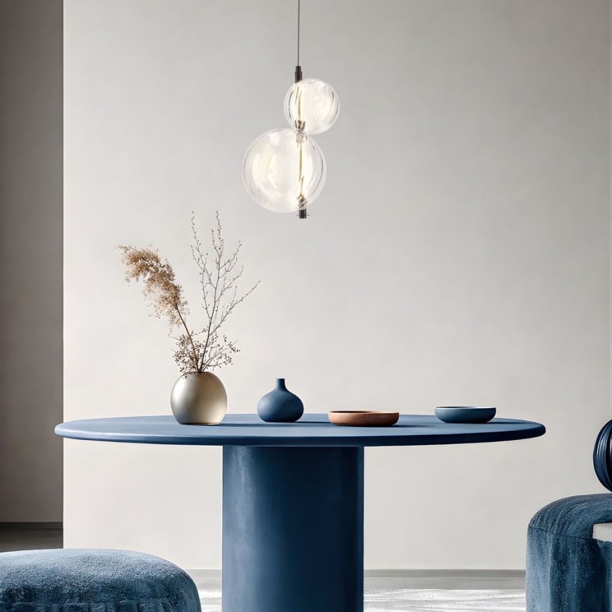 LED luster na lanku PLAYA LED/10W/230V čierny